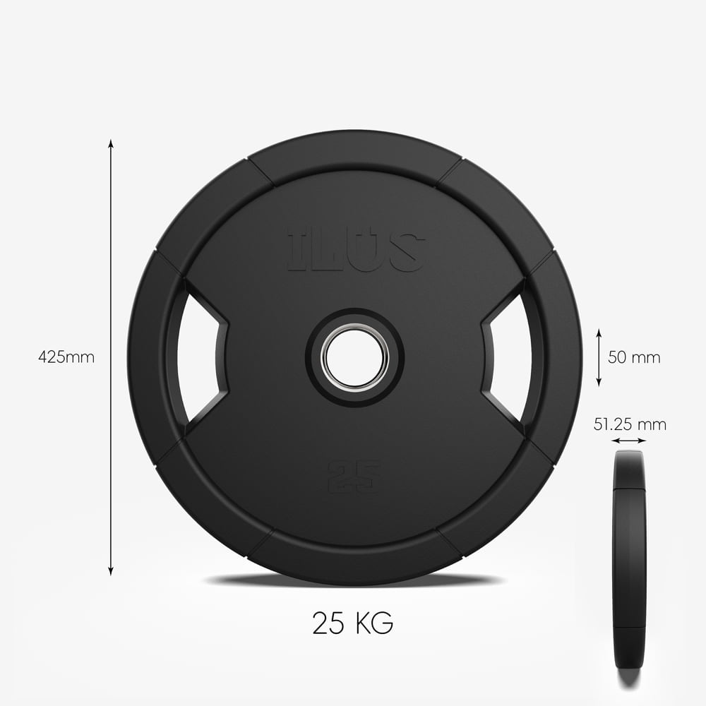 ILUS Supreme Olympic Disc Set 1.25 to 25 kg
