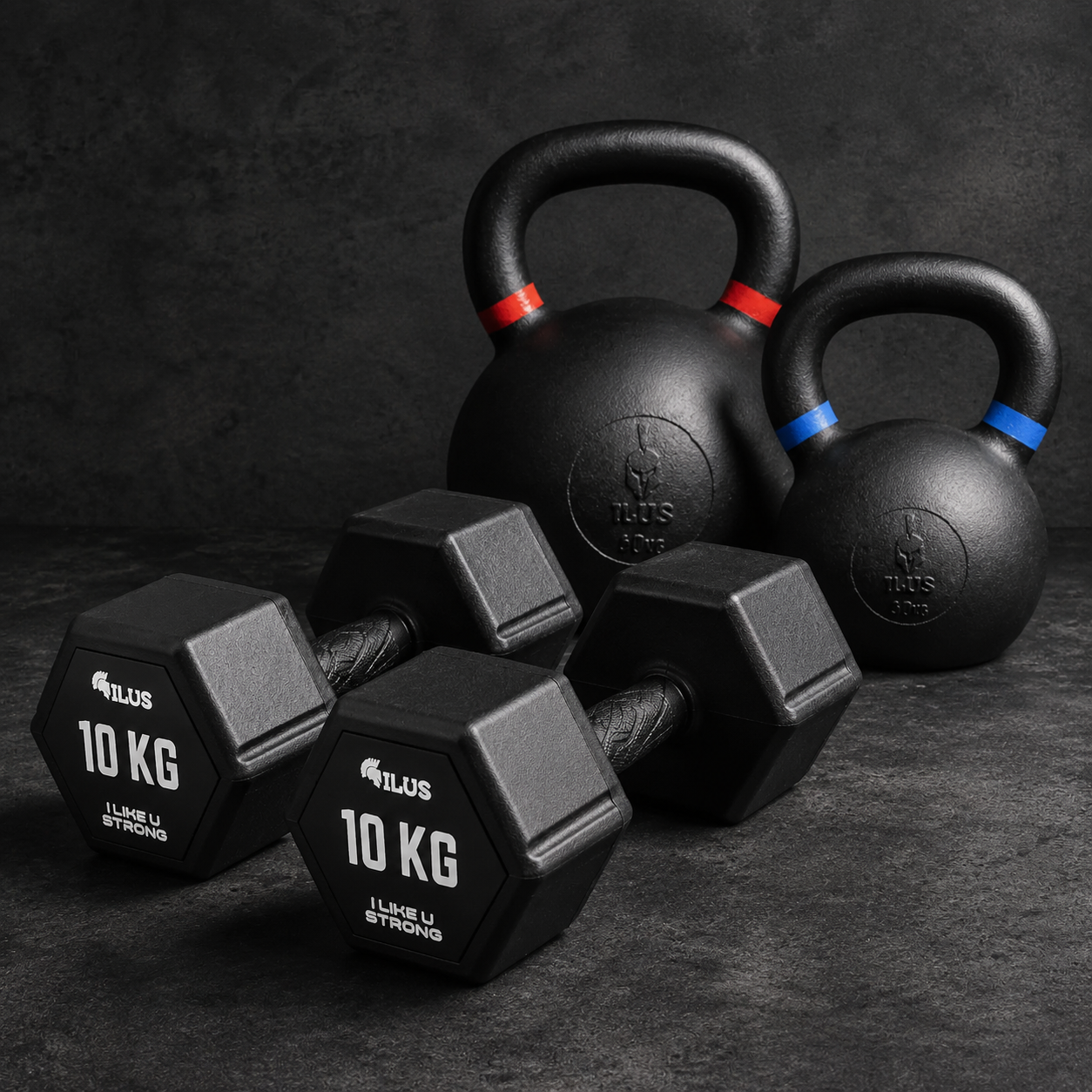Mancuernas y Kettlebells