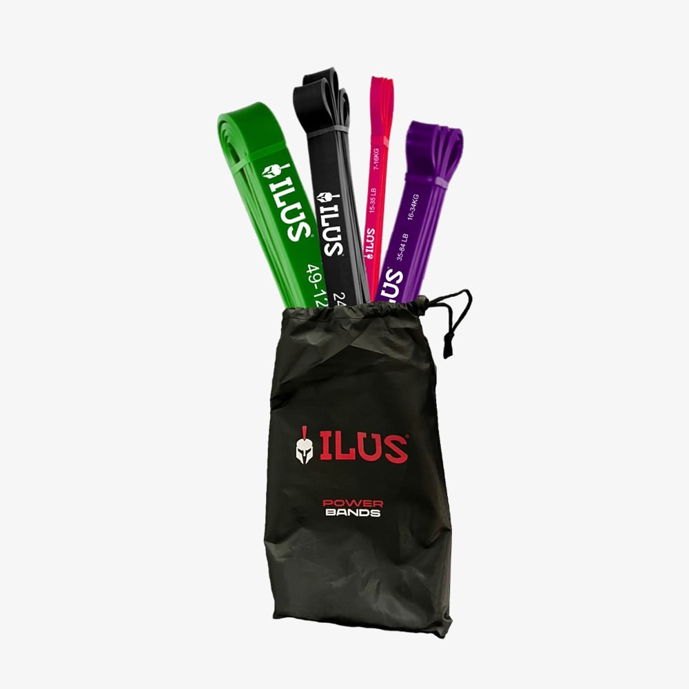 ILUS 4-pack Power Bands c/ bolsa de transporte