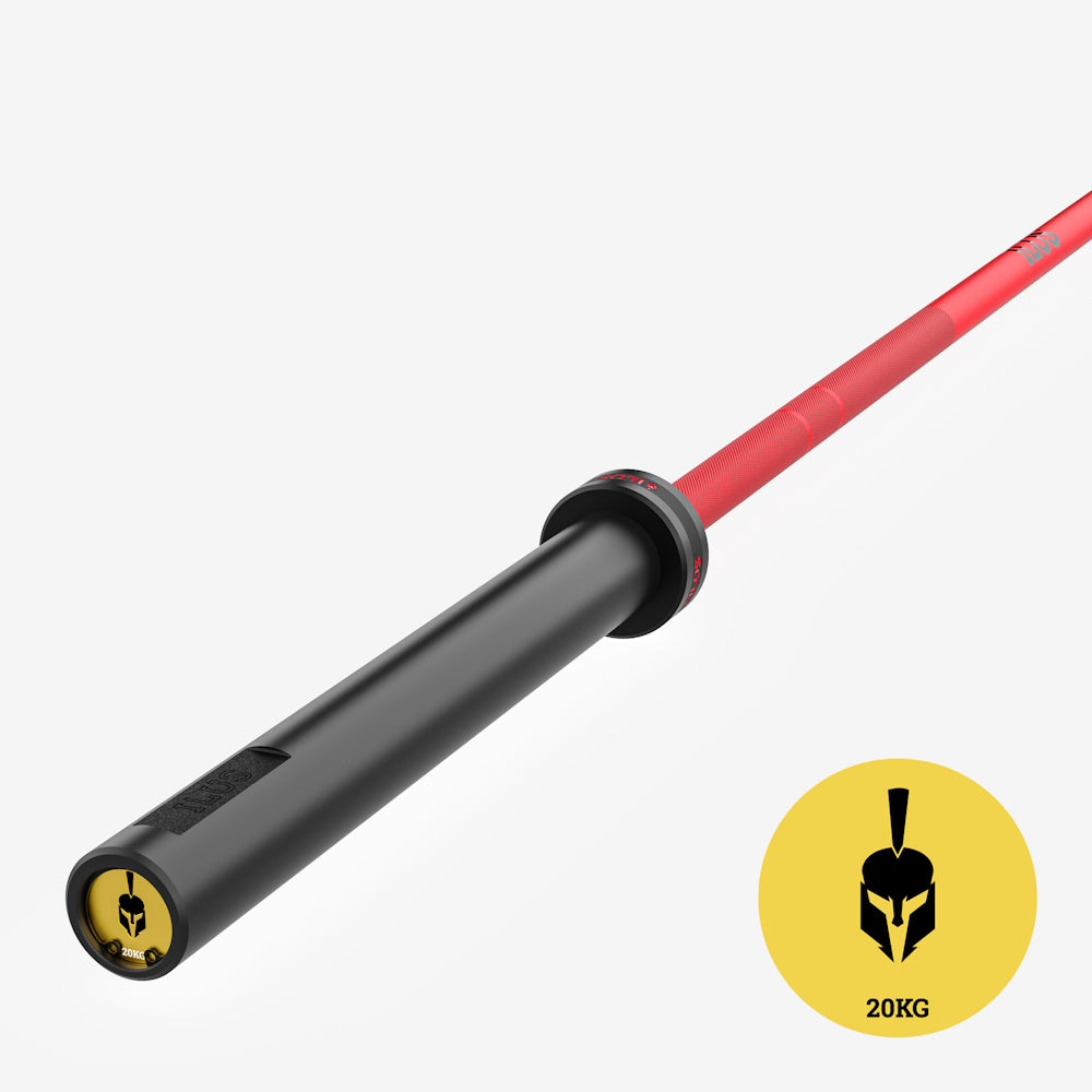 Barra ILUS 1500 lb Cerakote Rojo