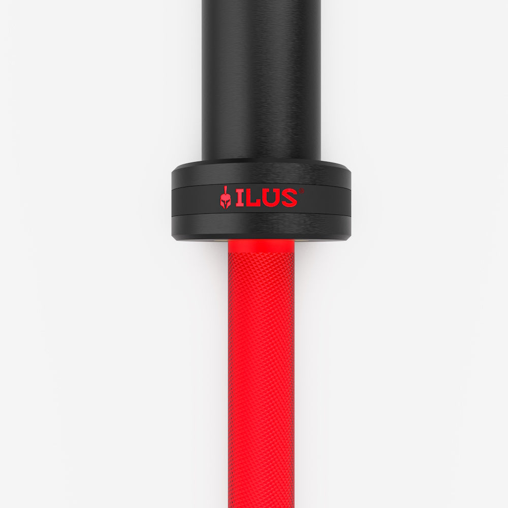 Barra ILUS 1500 lb Cerakote Rojo