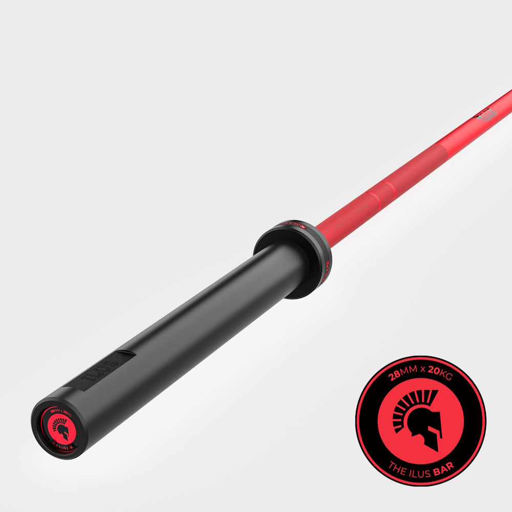 Barra ILUS 1000 lb Cerakote Rojo