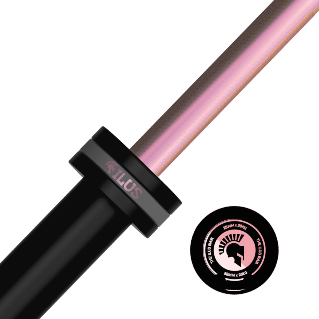 Barra ILUS 1000 lb Cerakote Rosado