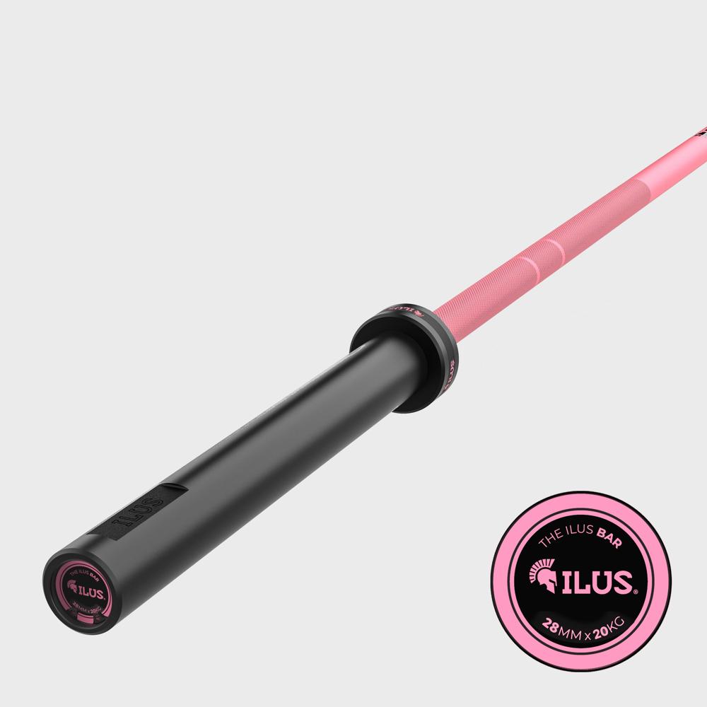 Barra ILUS 1000 lb Cerakote Rosado