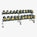 Set ILUS Premium Gold Dumbbells 2.5 a 25 kg + Rack