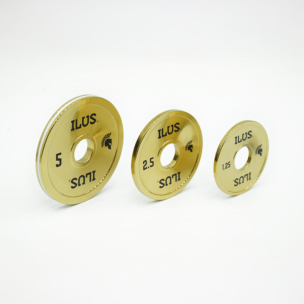 Set ILUS Premium Gold Plates 1.25 a 5 kg