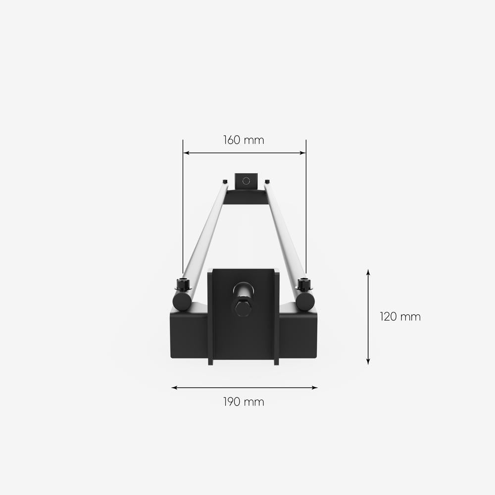 Wall Ball Storage Tray para ILUS Side to Side Versa Half Rack