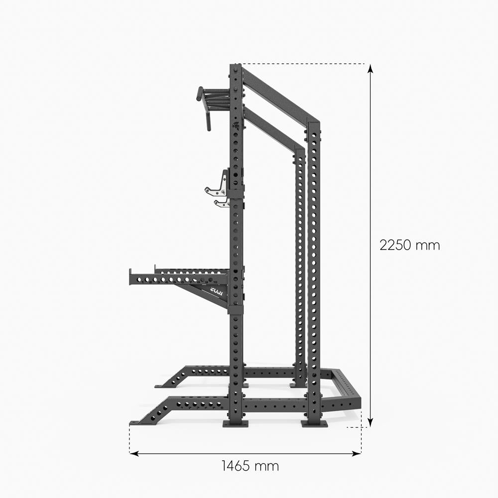 ILUS Half Rack Versa con Barra de Dominadas
