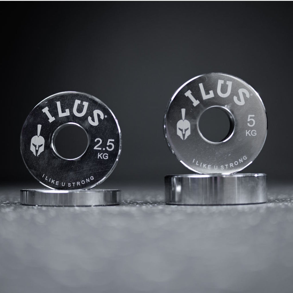 Set Discos Fraccionados Cromados ILUS 2,5 - 5 kg