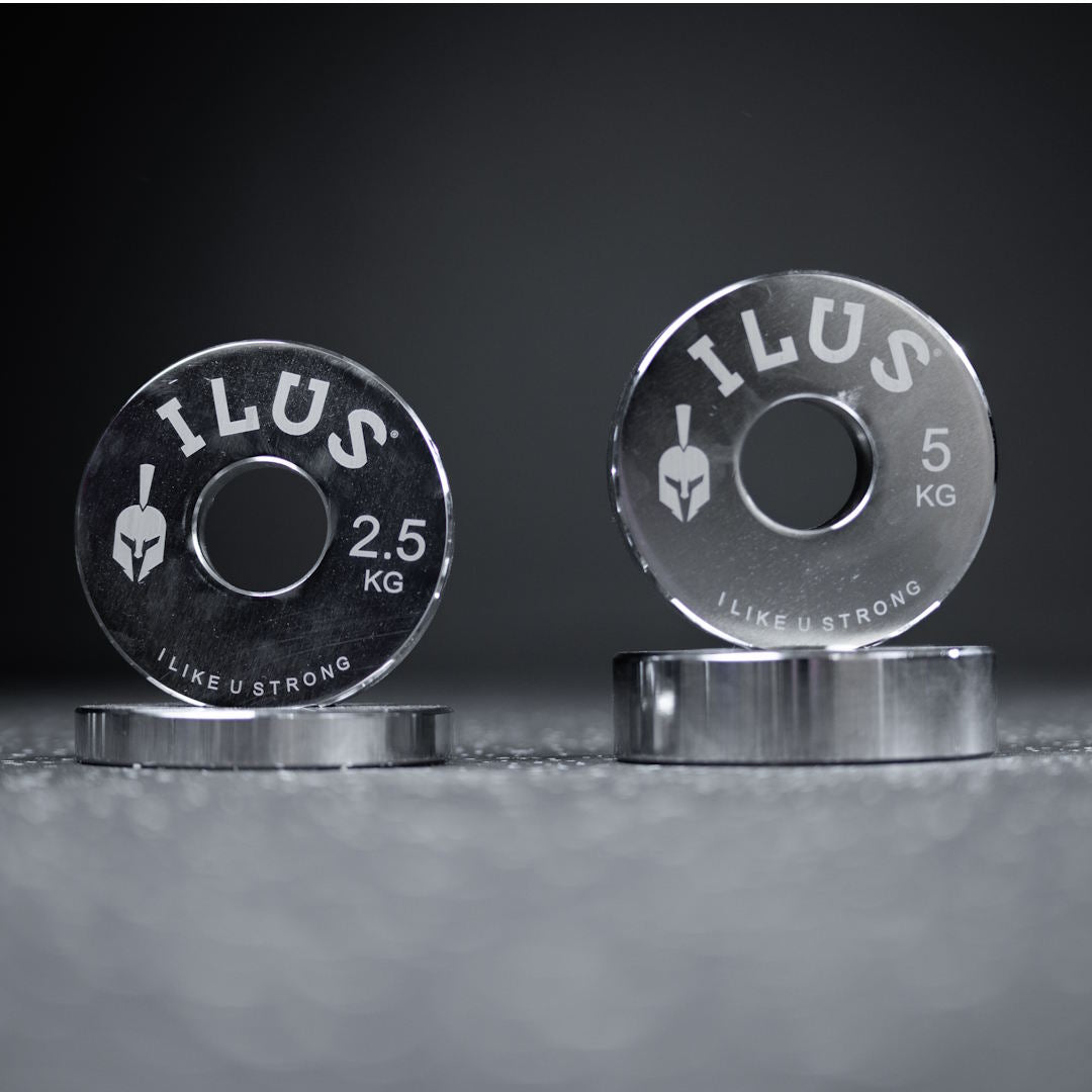 Set Discos Fraccionados Cromados ILUS 2,5 - 5 kg