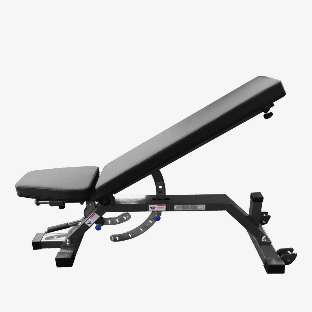 Banco Ajustable ILUS Delta Negro + Leg Attachment