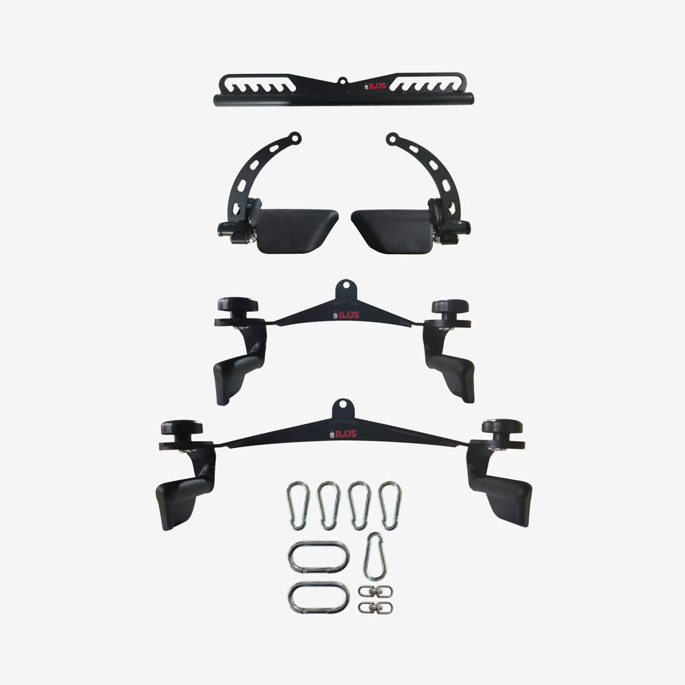 Set 4 Agarres Premium ILUS Negro