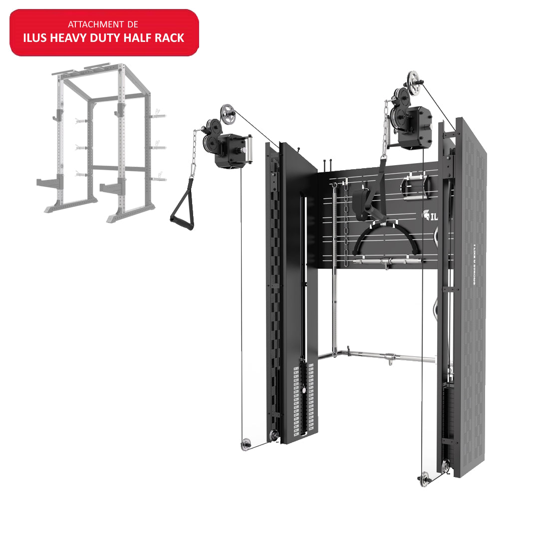 ILUS HD Modular Rack Weights Stack Attachment