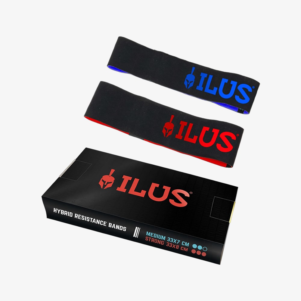 ILUS 2-pack Hybrid Bands Rojo Azul
