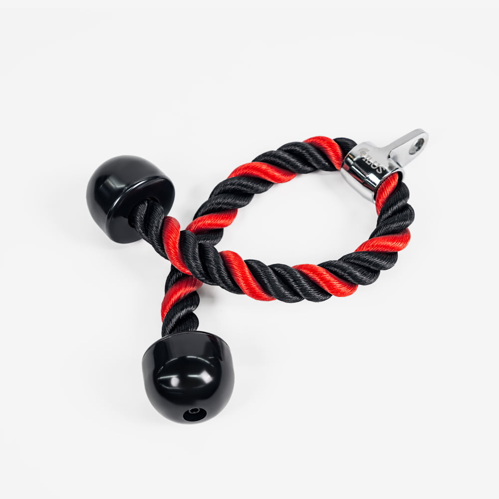 Cuerda de Tríceps ILUS Negro Rojo