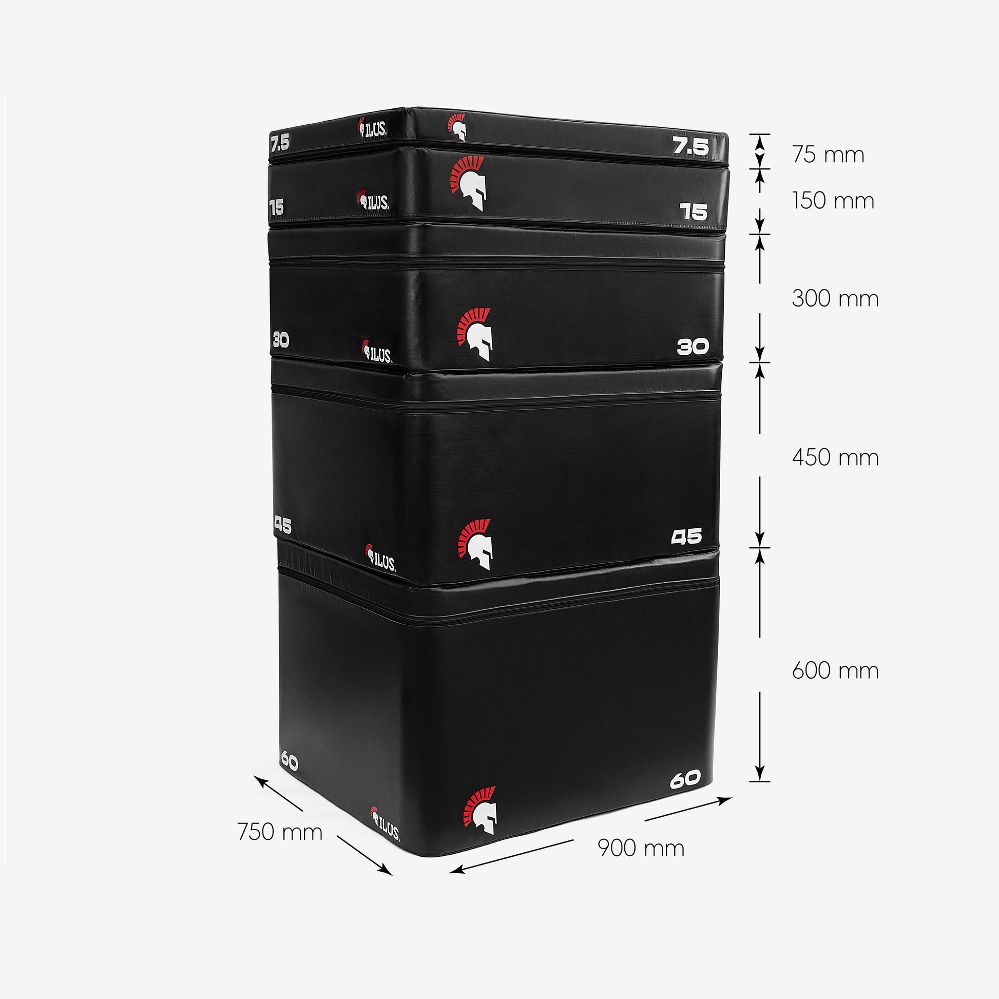 ILUS Premium Plyo Boxes 5 piezas