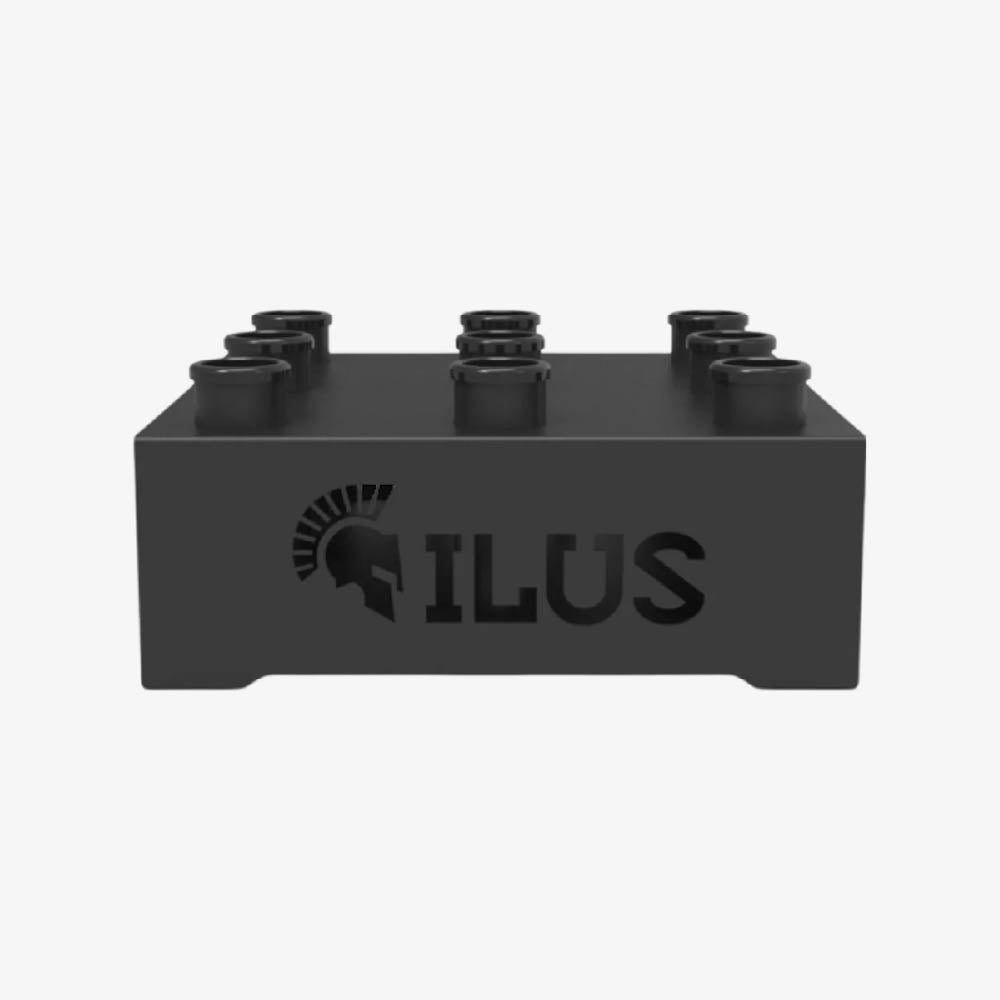ILUS 9 Barbells Storage Rack