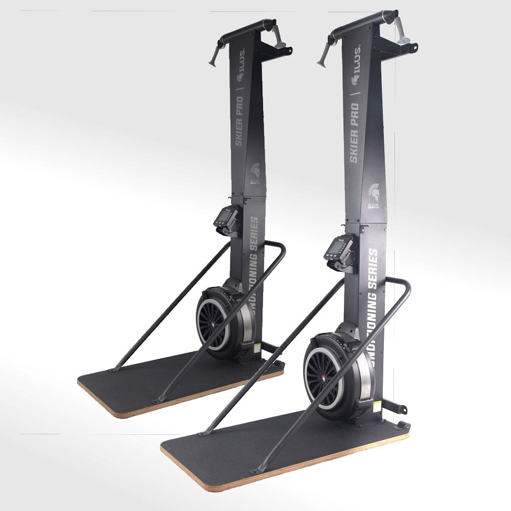 ILUS Skier Machines PRO Conditioning Series w/ Floor Platform X2