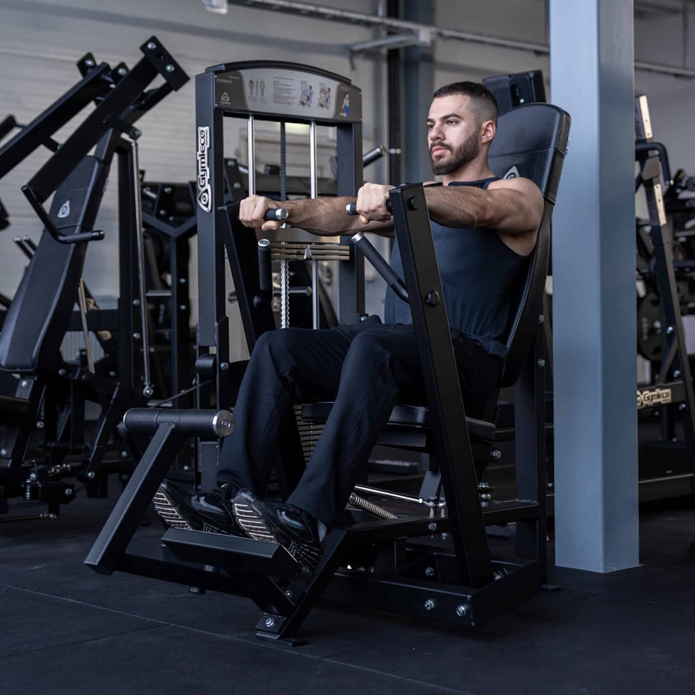Gymleco 300 Series Seated Wide Chest Press w/ Startpedal