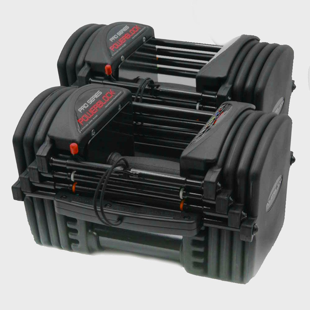 Mancuernas Ajustables PowerBlock Pro Series EXP Stage 1 (5 a 50 lb)
