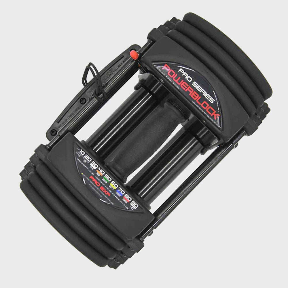 Mancuernas Ajustables PowerBlock Pro Series EXP Stage 1 (5 a 50 lb)