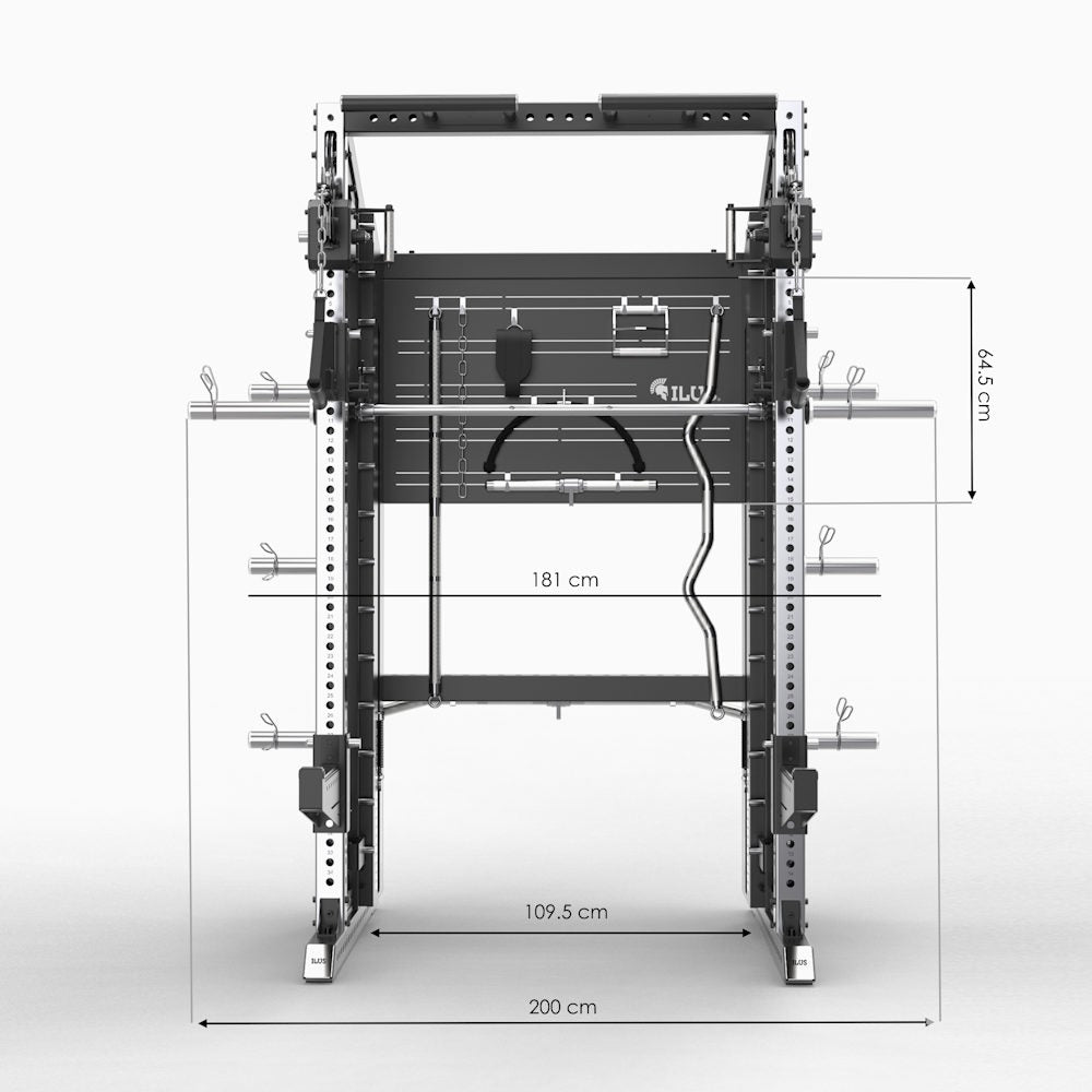 ILUS HD Modular Dual Pulley / Half Rack