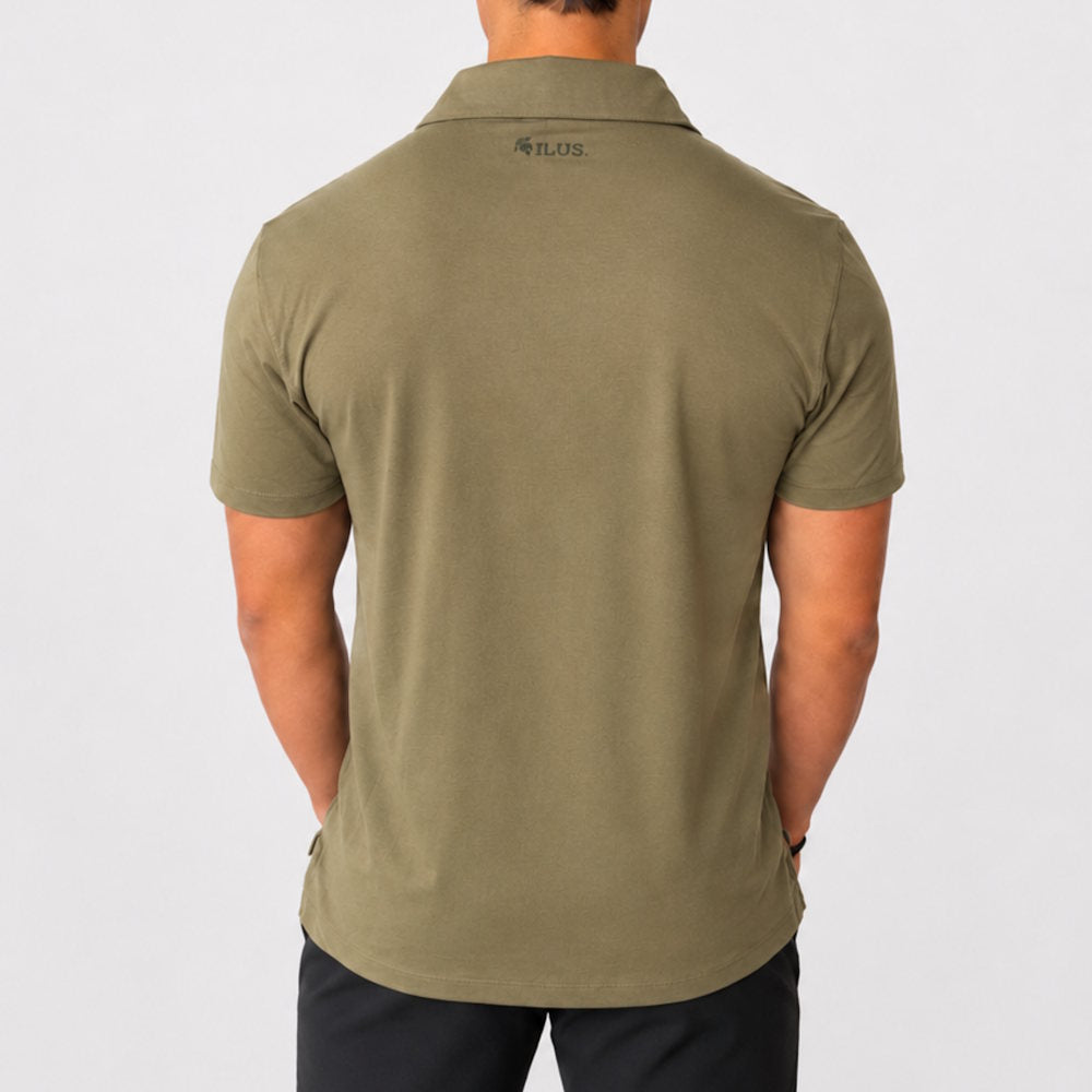 ILUS Polo Verde / Negro