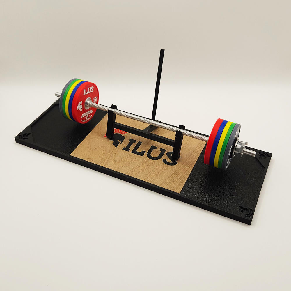 Mini Deadlift + Set Discos ILUS Uretano 5 a 25 kg