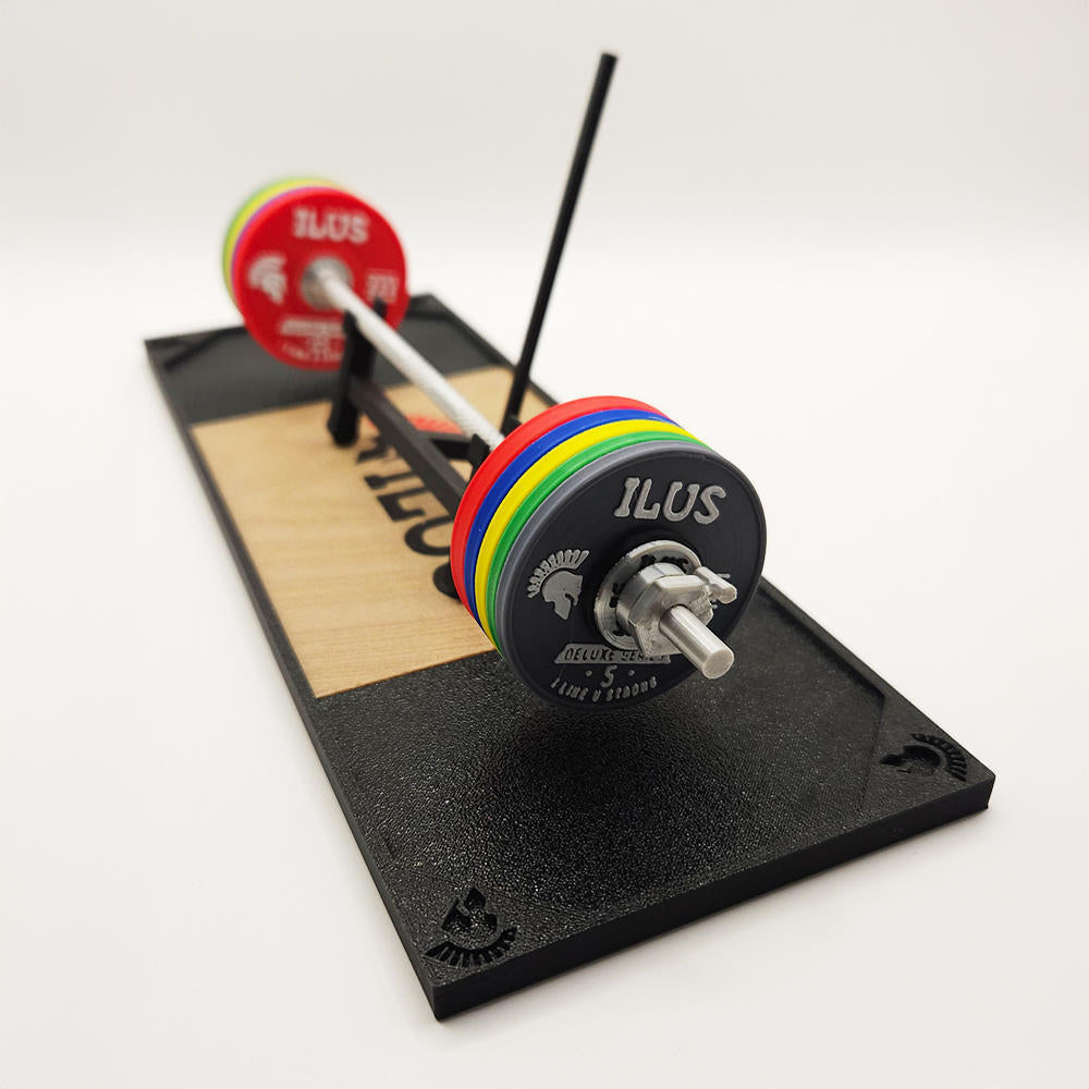 Mini Deadlift + Set Discos ILUS Uretano 5 a 25 kg