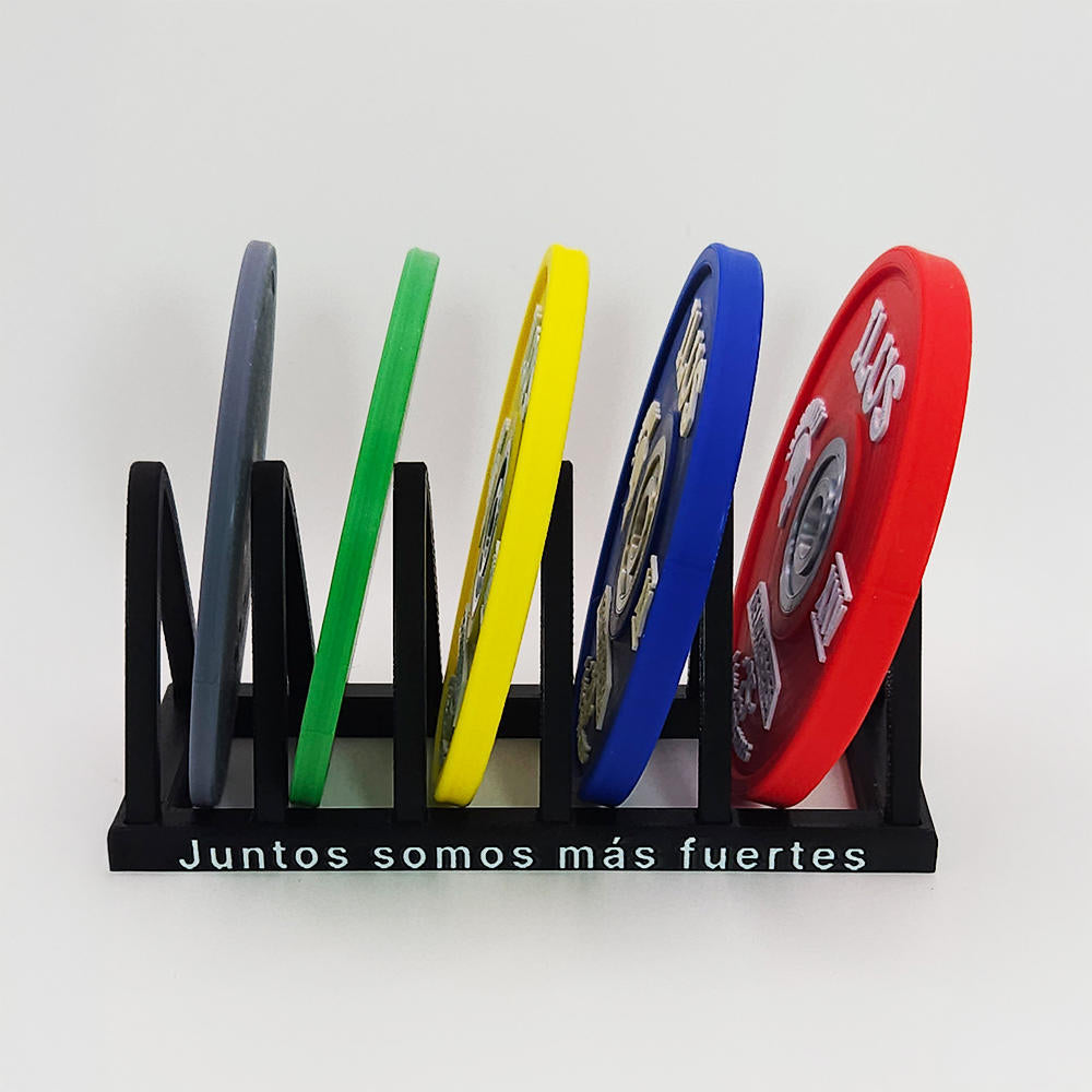 Set 5 Posavasos ILUS: Mini Discos ILUS Uretano 5 a 25 kg