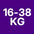 bandas de resistencia de 16 a 38kg
