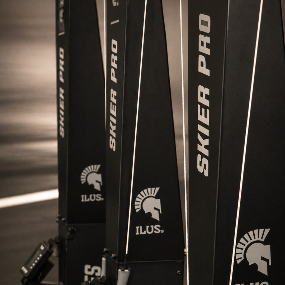 Esquiadora de aire ILUS Conditioning Series Skier PRO con plataforma de piso – imagen 7
