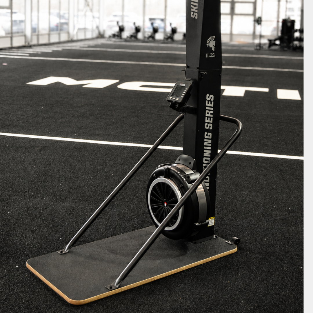 Esquiadora de aire ILUS Conditioning Series Skier PRO con plataforma de piso – imagen 9