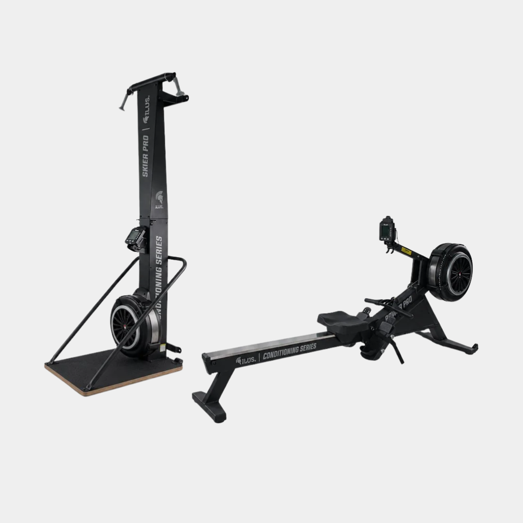 Pack Hybrid Training ILUS con esquiadora y máquina de remo de aire – imagen 2