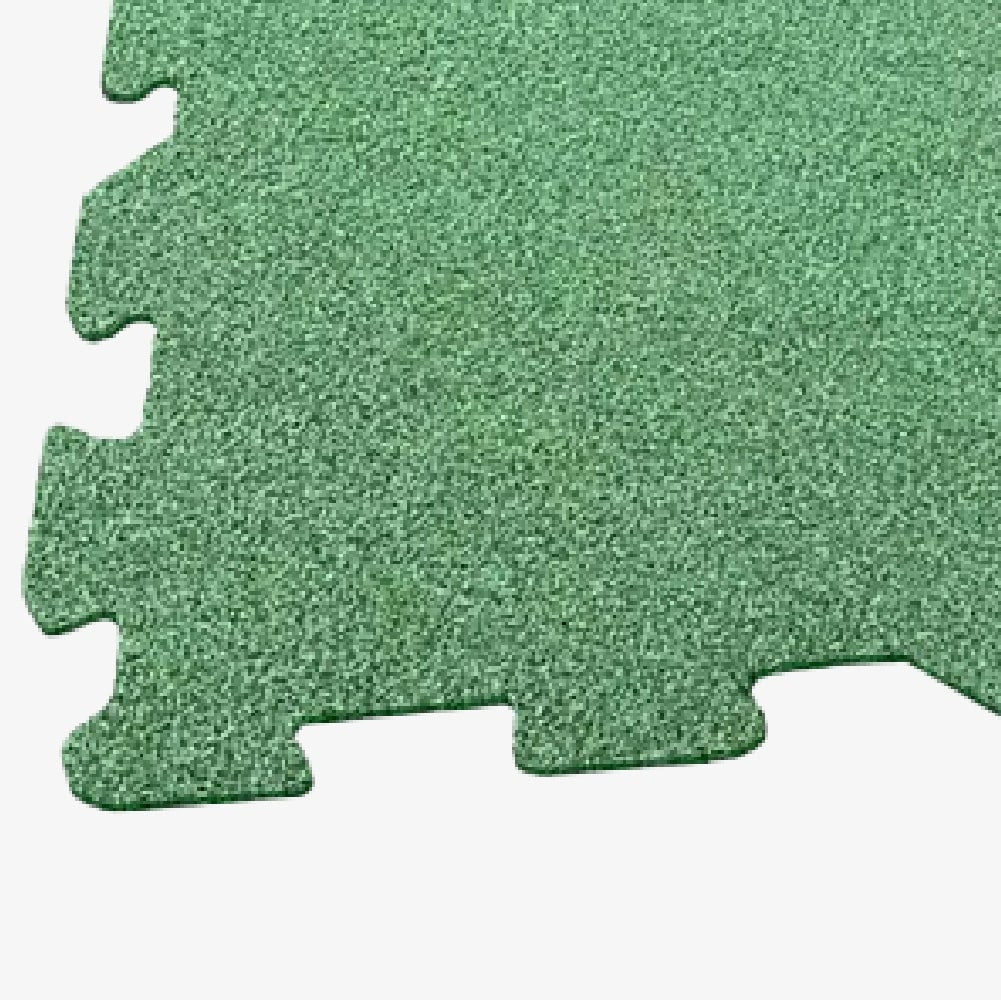 Foam & Rubber Interlock Turf Green
