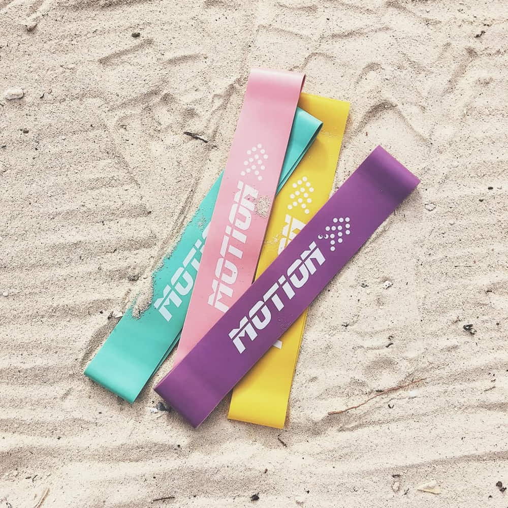 4-pack Bandas de látex Motion Colores