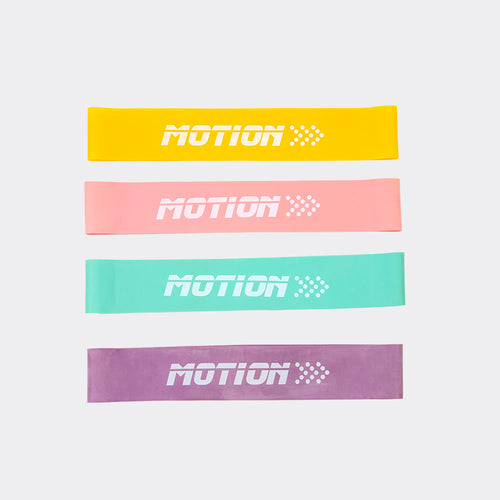 4-pack Bandas de látex Motion Colores