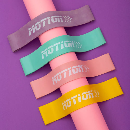 4-pack Bandas de látex Motion Colores