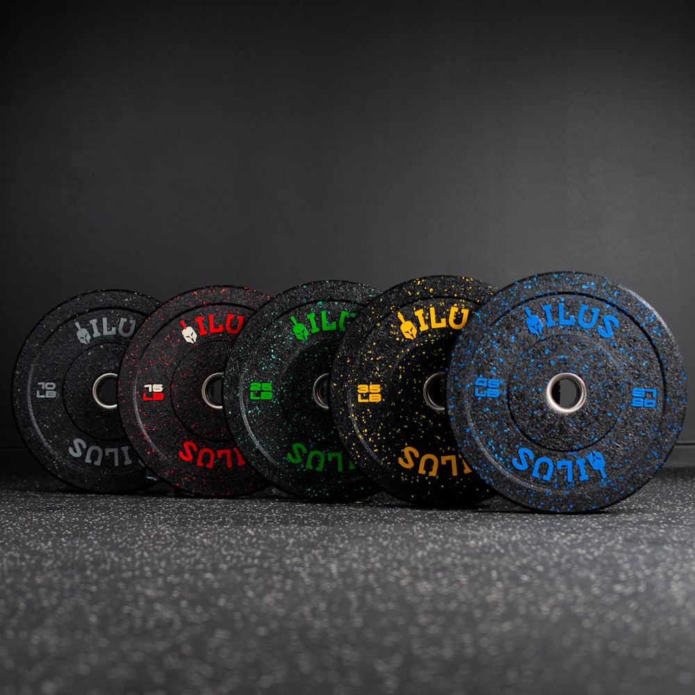 Set Discos Bumpers ILUS Hi-Temp 10 a 45 lb