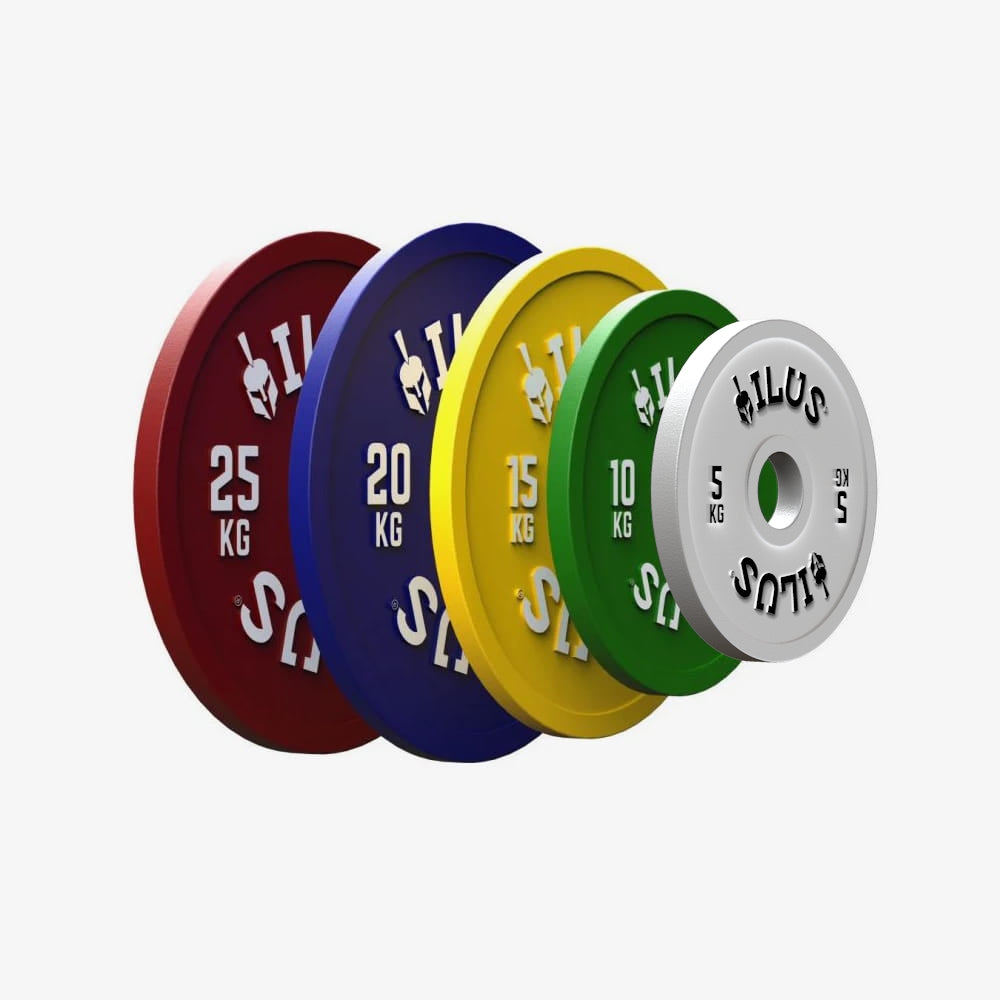 Set Discos Calibrados Iron ILUS 5 a 25 kg