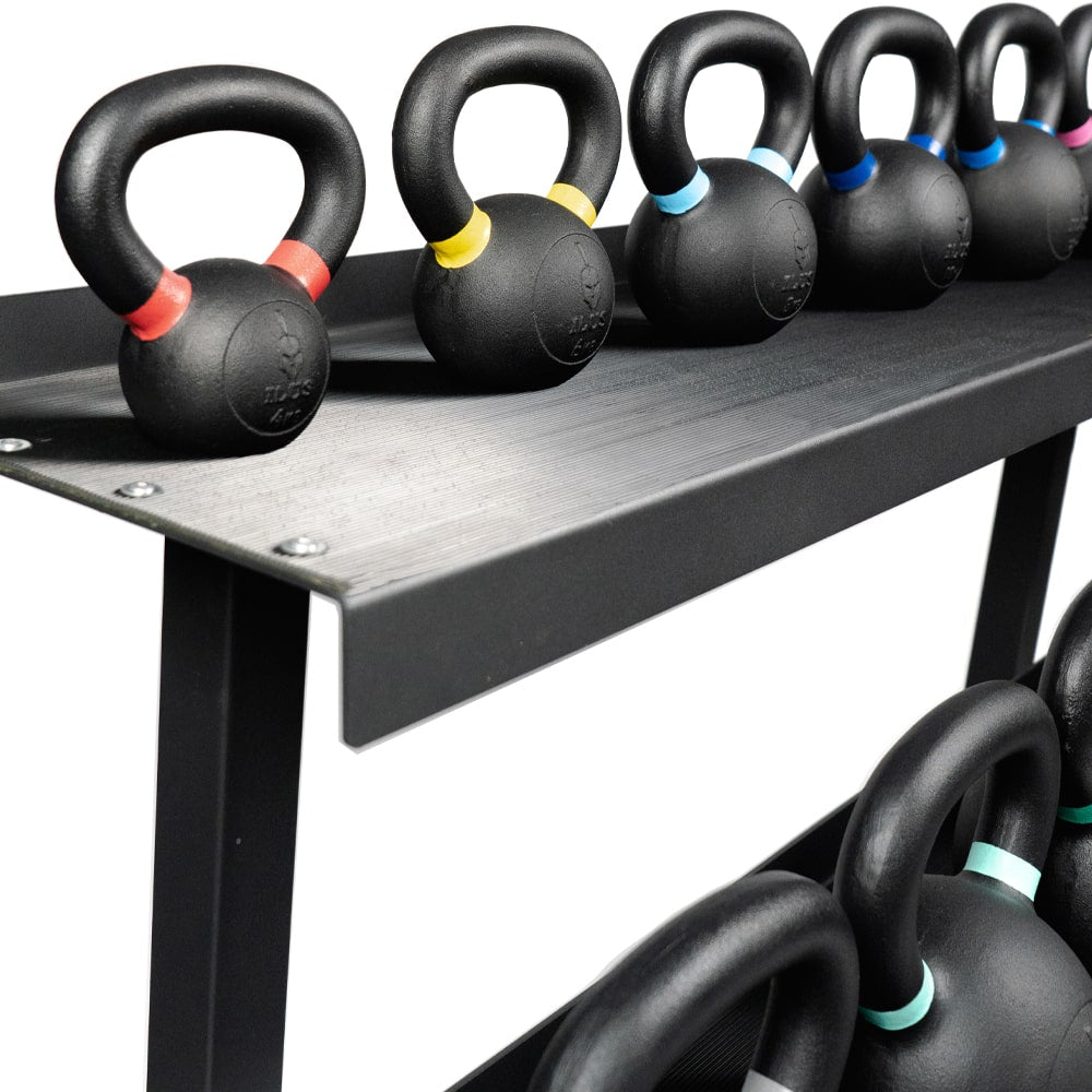 Set Kettlebells ILUS 4 a 32 kg + Rack