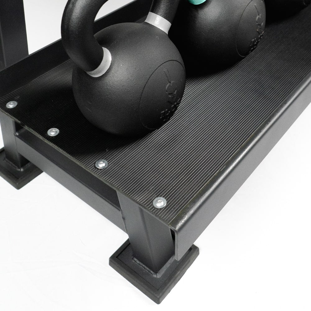 Set Kettlebells ILUS 4 a 32 kg + Rack