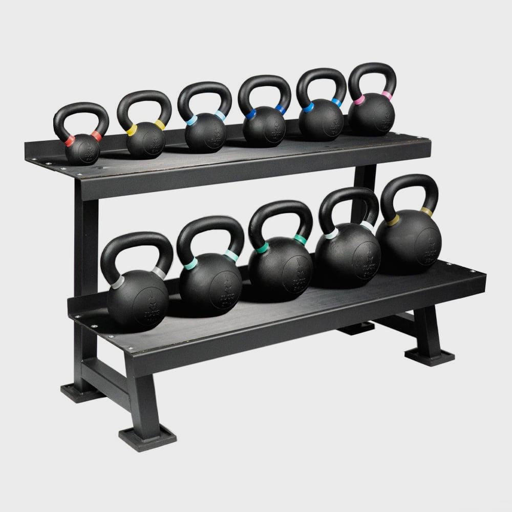ILUS Kettlebell Set 4 to 32 kg + Rack