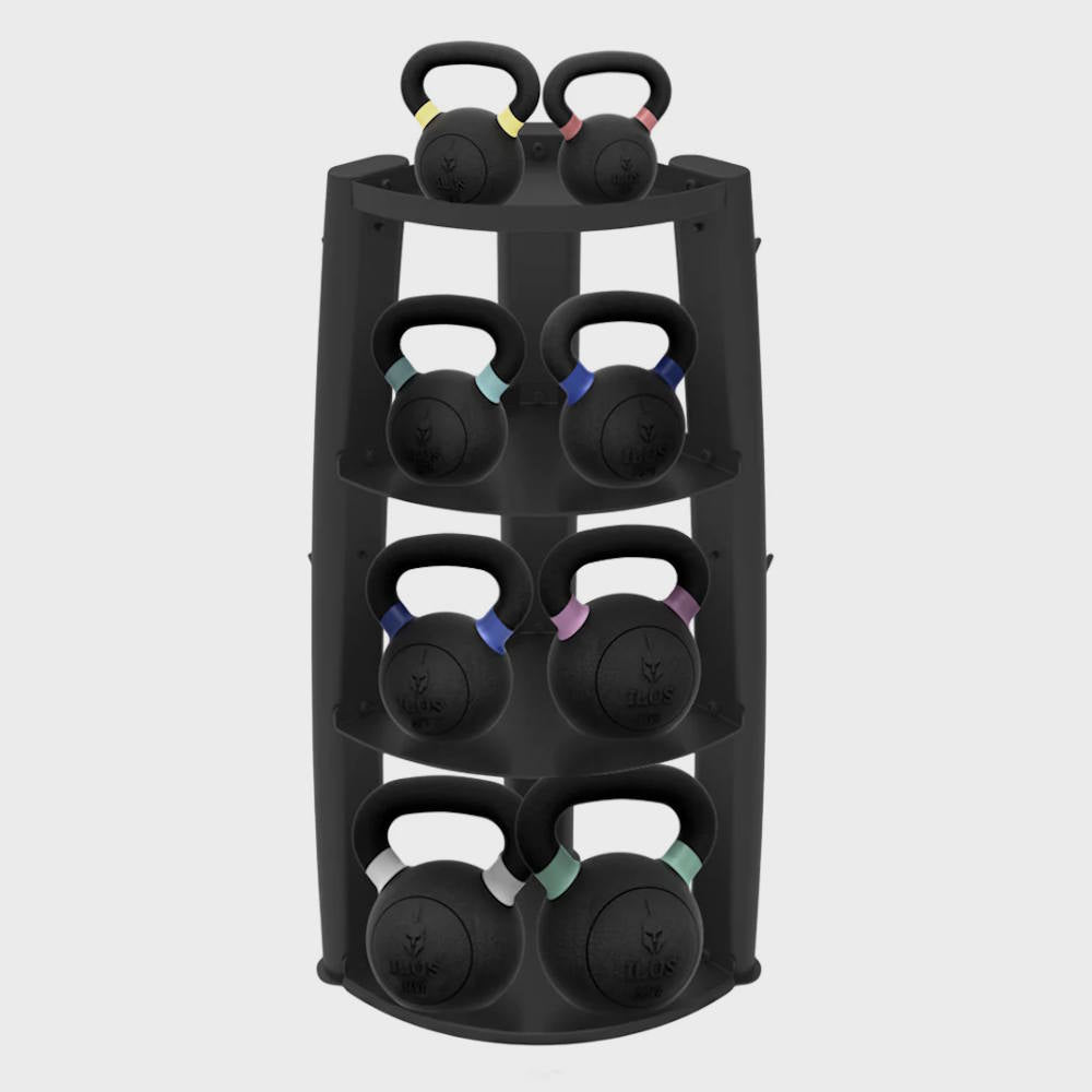 ILUS Kettlebell Set 4 to 20 kg + Vertical Rack