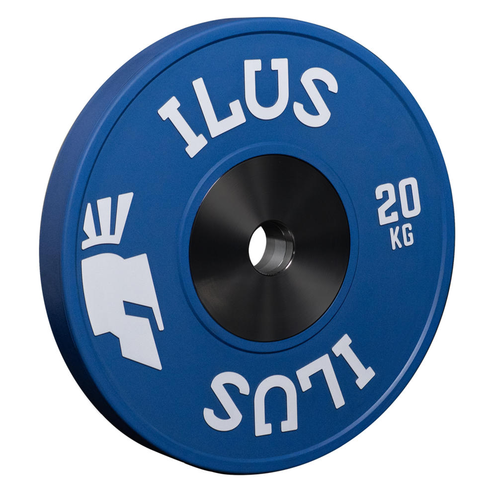 Par de discos bumpers ILUS Elite Colorful de competición – imagen 8