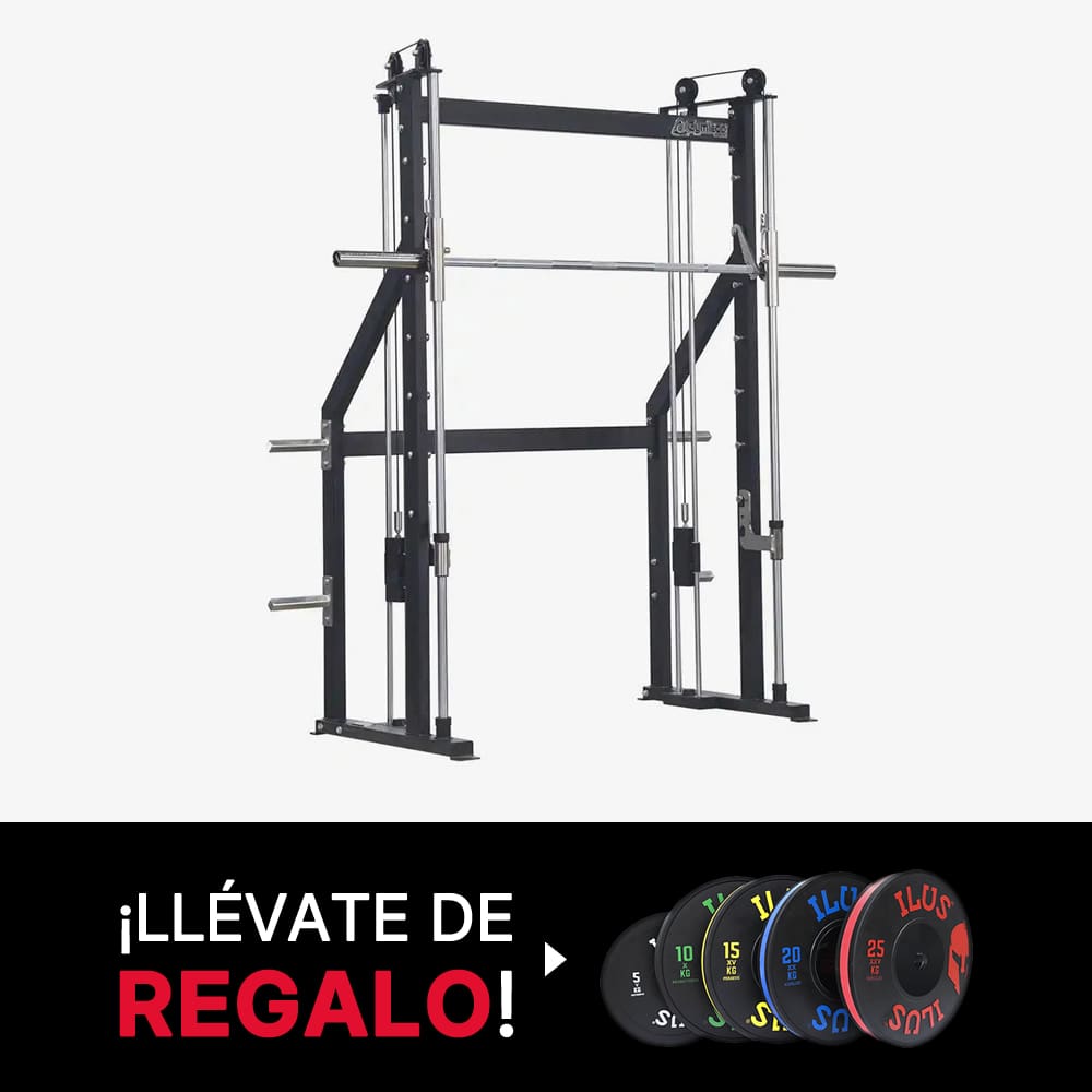 Gymleco Smith Machine + Discos Bumpers de Regalo