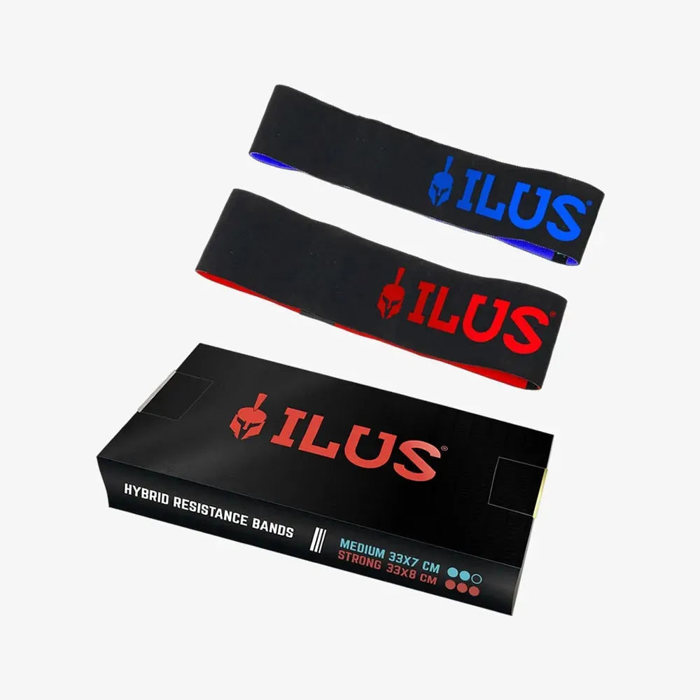 ILUS 2-pack Hybrid Bands Rojo Azul
