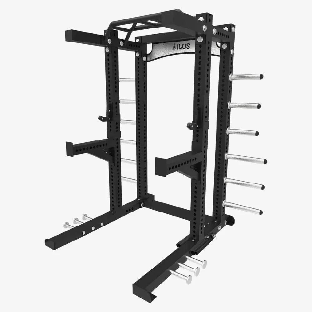 ILUS Commercial Half Rack Deluxe | ILUS Fitness | Half Racks | ILUS ...