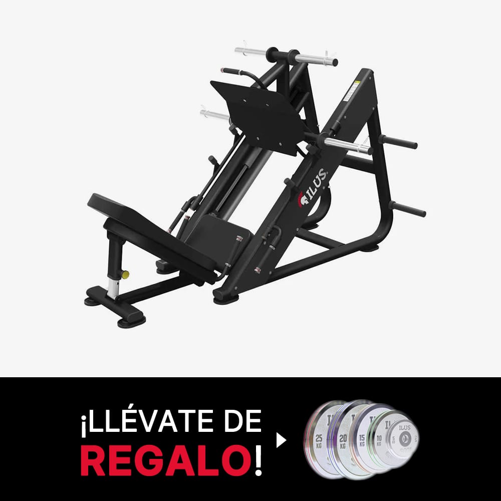 ILUS Kairos Evolve Leg Press + Discos Bumpers de Regalo