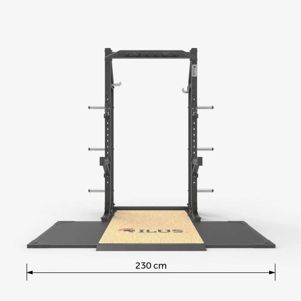 ILUS Versa Half Rack + Full Insert Platform | ILUS Fitness | ILUS ...